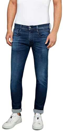Replay herr Jeans Anbass Hyper Cloud, Blå (Dark Blue 0072), 31W / 32L