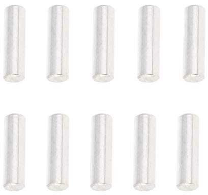 MroMax 10 Stück 6 x 25 mm 304 Edelstahl Rostfrei Dübelstifte Steckbolzen Befestigung Elemente silberfarben