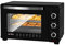 WOLTU Forno per Pizza da 32L, Fornetto Elettrico Piccolo con Girarrosto, 4 Resistenze, Timer 60 min, Temperatura 100-230°C, 1600W, Porta con Doppi Vetri, Nero