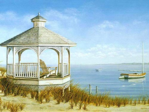 jigsaw puzzles for adults wooden puzzle Beautiful pavilion 1000 piece wooden puzzle Adult and children's family entertainment educational toys 75cm*50cm JuZi
