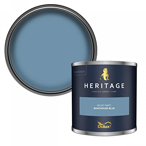 Dulux Trade Heritage Velvet Matt Emulsion Boathouse Blue - 1ltr