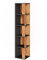 Vicco Eckregal Lio, stehendes Bücherregal, Goldkraft Eiche/Anthrazit, 33.3 x 162.2 cm
