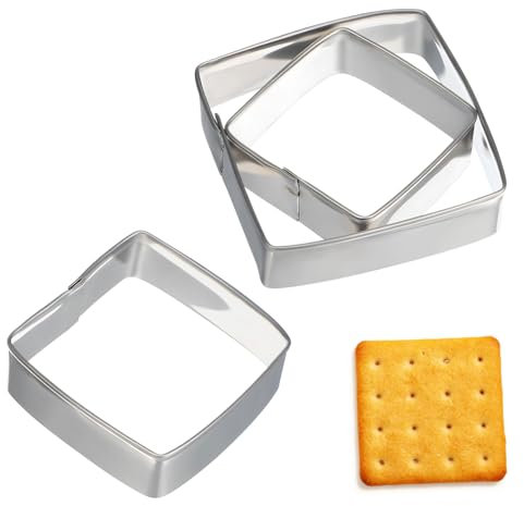TOPBATHY 6 Stk Keksform Edelstahl keksformen plaetzchenformen Ausstecher kleine Keksausstecher Werkzeug keksausstecher selber machen Keksform Metall Kuchen Fudge Briefmarke