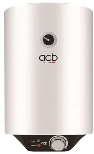 ACB Termo Eléctrico 50 L Vertical | Clase Energética B, con Termómetro, Regulador de Temperatura