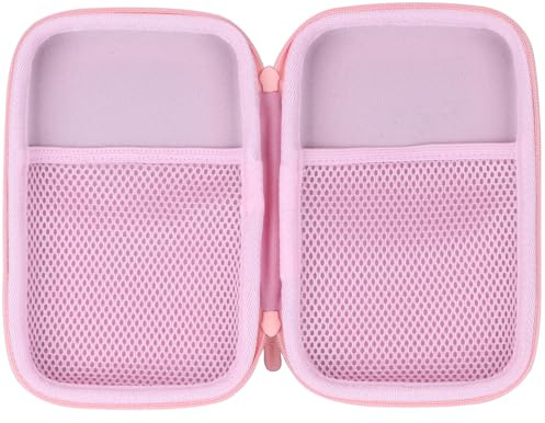 Lebakort hård väska fodral för GiiKER Super Slide pusselspel, ROSA, Super Slide Puzzle Case, Resa