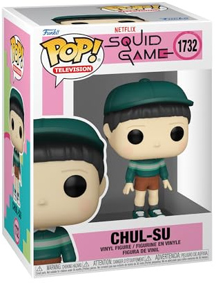 Funko POP! TV: Squid Game (Le Jeu du Calamar) - Chul-Su | Offizielles Drama Merch - Vinyl Sammelfigur als Regal Deko - Geschenkidee zum Geburtstag für Fans und Sammler