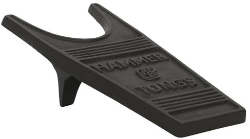 Hammer & Tongs Cast Iron Boot Jack - 26.5cm - Black - 1x Heavy-Duty Metal Outdoor Garden Wellington Welly Boots Shoe Scraper Remover Removal Puller Tool