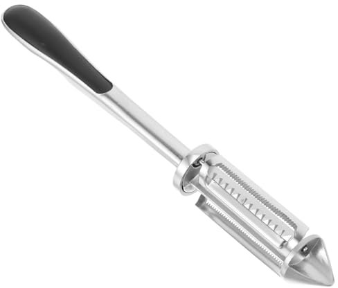 CIYODO Pelador de Verduras y Frutas de Zinc Ergonómico y Antideslizante Herramienta Multifuncional para Cocina para Patatas y Hortalizas