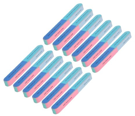 Gatuida Bloques Pulidores De Uñas 12 Piezas Tamaño Compacto Multifuncional Herramienta Para Decoración De Uñas Para Mujeres Uso Profesional Para Manicura y Pedicura 7 Niveles De Grano