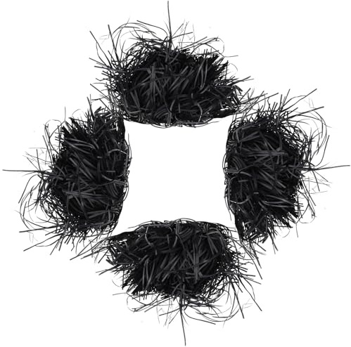 LALADEFIEE 500g Black Crinkle Cut Paper Shred Filler for Boxes Basket Stuffing Tissue Paper Decorative Shreds for Wedding and Party Packaging