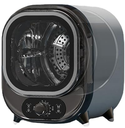 Secadora De CondensacióN PortáTil PequeñA Con VentilacióN Y Tina De Acero Inoxidable, EléCtrica, De Ropa, Con Capacidad De Carga De 0.8 Kg, Ideal Para Encimera O Pared,Para Espacios PequeñOs(A)
