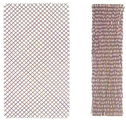 RUDDINGS WOOD Pack of 2 x Expanding Willow Trellis 1.8m x 1.2m