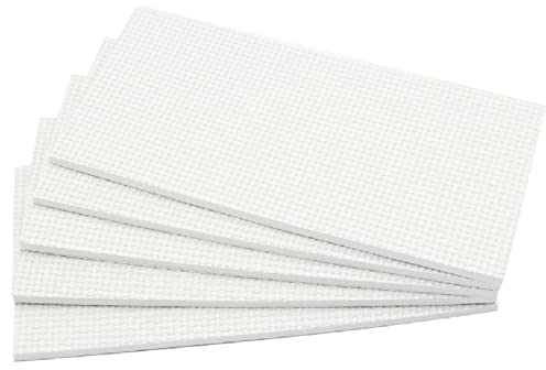 Hettich Eva-Gleiter Groß Möbel Gummischneiden Selbstklebend (1x5 Stücke) Blatt DIY Aufkleber Möbelgleiter 49523 Bodengleiter Kratzschutz Anti Rutsch Filzgleiter Gummiplatten 200x100mm Weiß