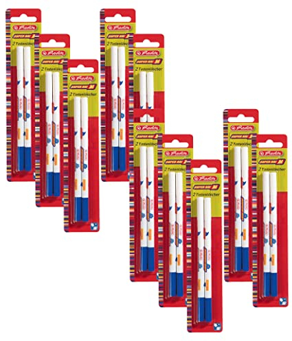 Herlitz Tintenlöscher Superhai, Strichstärke: 1 mm 20er Pack