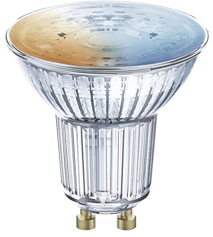 LEDVANCE SMART+ SPOT GU10 TW, lámpara LED retrofit reflector con tecnología de hogar inteligente Zigbee, temperatura de color ajustable, PAR16, paquete de 1