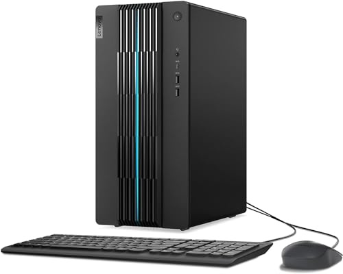 Lenovo IdeaCentre Gaming 5i - 2022 - Escritorio para juegos - NVIDIA GeForce RTX 3050 - Intel i5 12400-8 GB RAM - SSD de 512 GB - Win 11 - Negro - Ratón y teclado - Xbox GamePass gratis de 3 meses