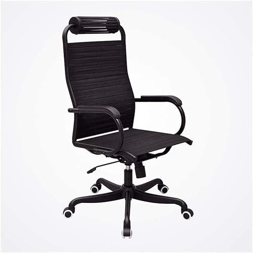 ABGRC Bürostuhl Moderner einfacher Bürostuhl ， Ergonomischer Drehstuhl mit Armlehne hinten ， Passen Sie die Taillenstütze an, um Ermüdungserscheinungen am Computerstuhl zu lindern Stress abbauen