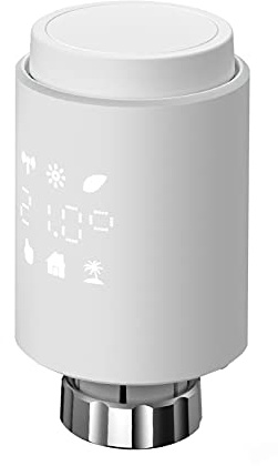 Smartes Heizkörperthermostat, Programmierbarer Heizungsthermostat, Thermostat Heizung Digital,Haushaltsthermostatventil Temperaturregelventil ZigBee Tuya APP-Fernbedienung (verwendet mit Gateway)