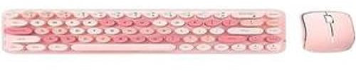 Set tastiera e mouse wireless MOFII Bean 2.4G (rosa)