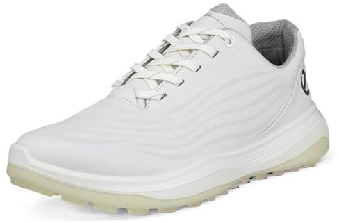 ECCO Scarpe da Golf Impermeabili Lt1 Hybrid da Donna, Bianco, 39 EU