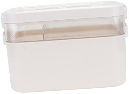 GLEAVI 1stück Handheld Erste-hilfe Medizinbox Mit Großer Kapazität Doppelstöckige Tragbare Aufbewahrungslösung Für Medizinische Produkte Für Zuhause Und Unterwegs Weiße Farbe