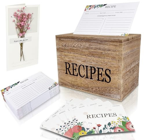 Rezepthalter mit Rezeptkarten 50