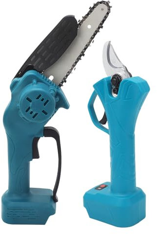 Motosega a Batteria, Potatore Elettrico a Batteria con Rivestimento in Gomma Antiscivolo con Asta di Prolunga per Frutteto