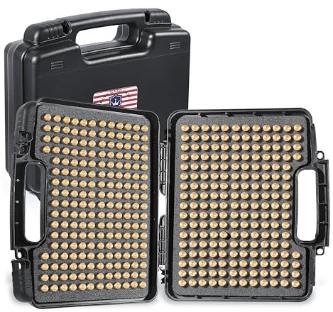 390 Round 9mm Ammo Case, Home storage/Safety Protection Ammo Storage Box