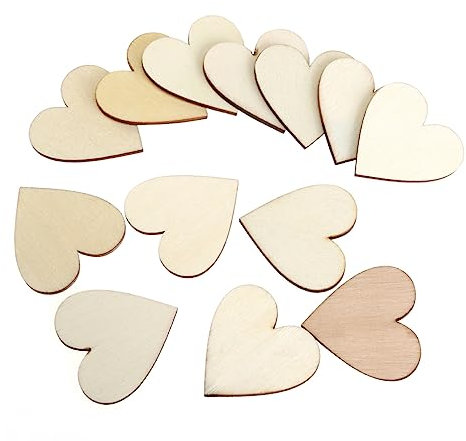 IWOWHERO 100stücke Unbeschichtete Holzscheiben Für Bastelarbeiten Natürliche Holzscheiben Mit Rinde Für Hochzeitsdeko Scrapbooking Und Verzierungen