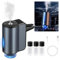Ambientador para coche, ambientador inteligente para coche con 3 perfumes, universal, recargable, inteligente, 3 modos/color, encendido y apagado automático, ambientador eléctrico con tecnología de