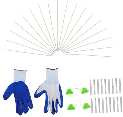 POPETPOP Estacas De Soporte para Plantas De Jardín Aros con Forma De Arco para Túneles De Jardinería Aros De Cultivo para Invernaderos y Jardines