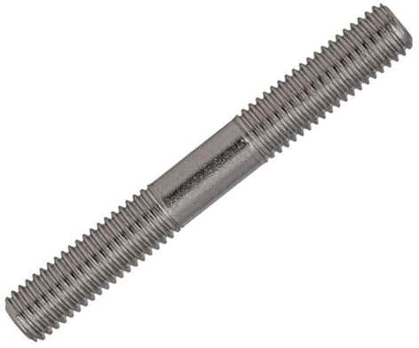 Adaptateur réducteur de filetage, pas de vis Goujon à vis en acier inoxydable M8 30 mm 50 mm 80 mm 100 mm Boulons à vis filetés à double extrémité 16 mm de diamètre Vis à filetage métrique Écrou d'arb