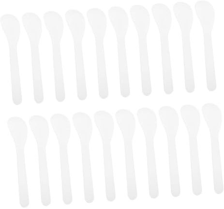 minkissy 50pcs Mini Makeup Spatulas Face Spatula for Esthetician Supplies and Facial Mask Application