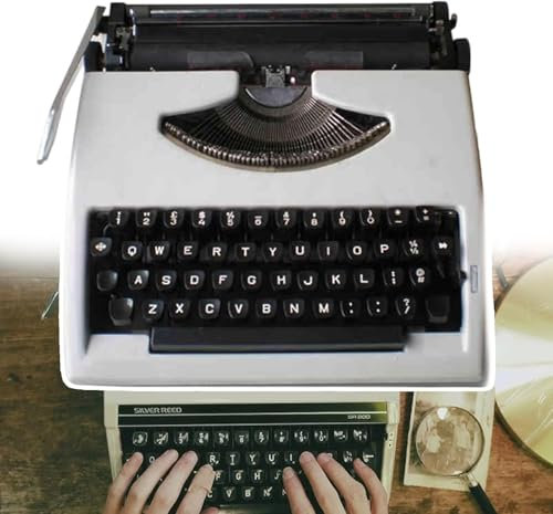 Klassische Handbuch Schreibmaschine, Vintage-schreibmaschine, Band, Zweifarbiger Druck, Herkömmliche Schreibmaschine, Erstellen Sie Jederzeit Für Erfahrene Schriftsteller, Anfänger, Retro-lie(Color:b)