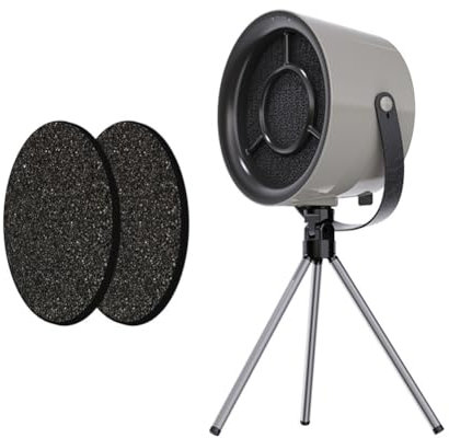 PpAaJK Cappa Aspirante Portatile da Cucina, Cappa Aspirante da Tavolo per Cucinare con 3 Velocità per Barbecue al Coperto, Pentola Calda, Grigio-Nero