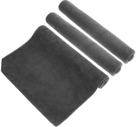 Zerodeko 3 Pezzi Asciugamani per Lavaggio Auto da Panno Assorbente Suede Artificiale per Pulizia e Asciugatura Morbido e Rapido Asciugatura per Superfici Delicate e Vernici
