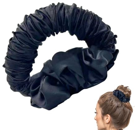 YAZWUR Fer à Boucler Sans Chaleur Confortable Boucles Sans Chauffage Bandeau Cheveux Queue de Cheval pour Cheveux Longs (noir)