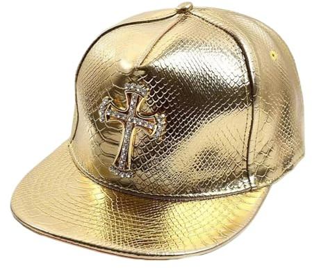 Gorra Rapper Accesorio Dorado De La Urbana De Los Años 80