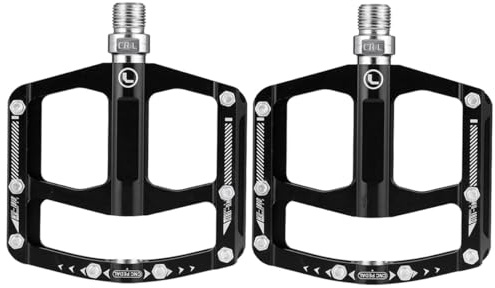 ROMISBABA Pedali Mountain Bike in Alluminio Leggero con Cuscinetti Sigillati Antiscivolo per Bicicletta da Corsa Piattaforma Flat Resistente per Uso Esterno
