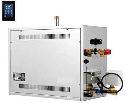 Vaporizador de sauna, Generador De Para Ducha Spa, Hammam Turco Finlandés, Controlado Por Bluetooth, Aplicación WiFi 15KW, Baño Sauna Eléctrico Inteligente,para baño de spa