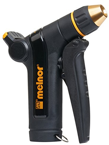 Melnor XT300; Heavy-Duty Metal Nozzle with Front Trigger; Flow Control; Adjustable Spray Nozzle Tip; 1 Pack