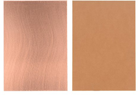 sourcing map 50 Stück Brau 7X10cm Einseitig Laminat PCB Lochrasterplatte | Kupfer, plattiert, DE DE