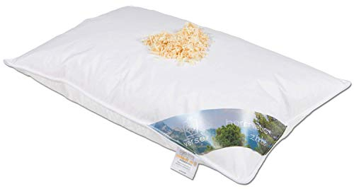 Hermetic® Zirbe Gänsefedern Zirbenholz Daunen Kissen Kuschelkissen Sofakissen (35x40 cm)