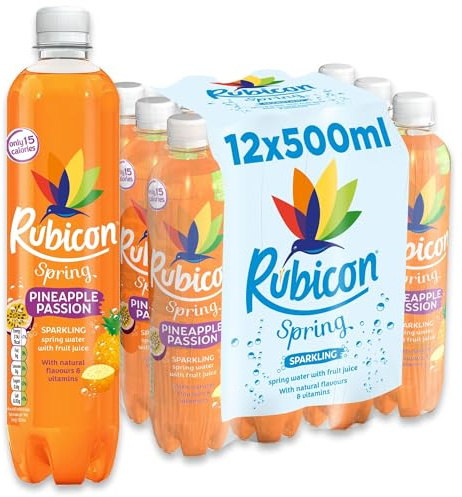 Rubicon Spring Pineapple Passion Flavoured Water, 12 Pack, 500ml Bottles