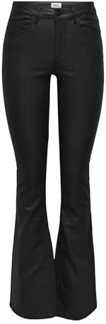 ONLY Pantalon évasé Onlbluh pour Femme, Noir, M / 30L