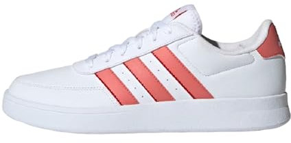 adidas Herren Breaknet 2.0 Shoes, Cloud White/Scarlet/Better Scarlet, 45 1/3 EU
