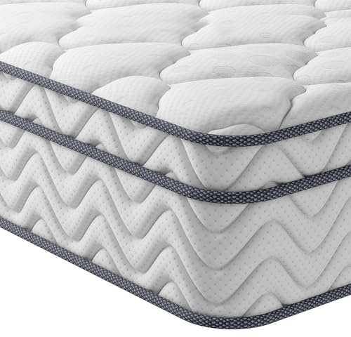 Vesgantti Matratze 180x200 höhe 22cm H3 7-Zonen Taschenfederkernmatratze Mittelfeste Orthopädischem Kaltschaummatratze Öko-Tex Zertifiziert Matratzen Klassik BoxTop