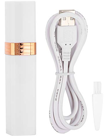 Elektro -Rasiermesser für Männer, ABS -Material Tragbarer USB -Rasierer Lippenstiftgröße Elektrisch Haarentferner Wasserdichtem Schneiderkopf für Ganzkörper Haarentfernung