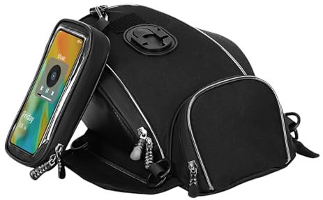Genérico para Tanque De Moto - Magnética Impermeable para Tanque De Moto,Accesorios Robustos para Deportes De Motor con para Teléfono En Viajes De Conducción Y Navegación