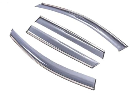 SQOFJDF Windabweiser Für Skoda Für Octavia 1Z Combi VRS Estate 2004~2012 Fenster Visier Seite Vent Rauch Sonne Regen Wachen Markise Shelter Abdeckung Regenabweiser